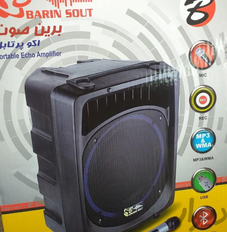اکو همراه برین صوت 12200با میکروفن بیسیم